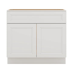J&K Pure B5 Vanity Base Sink Door/False Drawer 36" W x 33" H x 21" D