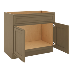 J&K Hazel H8 Vanity Base Sink Door/False Drawer 36" W x 33" H x 21" D