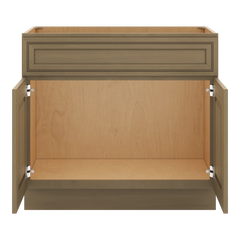 J&K Hazel H8 Vanity Base Sink Door/False Drawer 36" W x 33" H x 21" D