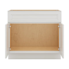 J&K Pure B5 Vanity Base Sink Door/False Drawer 36" W x 33" H x 21" D