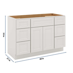 J&K Pure B5 Vanity Sink Combo 48" W x 33" H x 21" D