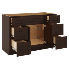 J&K Java Coffee S1 Vanity Sink Combo 48" W x 33" H x 21" D