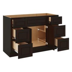 J&K Espresso K8 Vanity Sink Combo 48" W x 33" H x 21" D