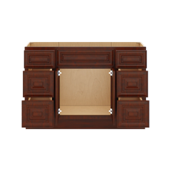 J&K Mahogany J5 Vanity Sink Combo 48" W x 33" H x 21" D