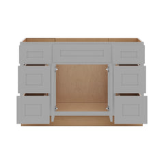 J&K Castle Grey S5 Vanity Sink Combo 48" W x 33" H x 21" D