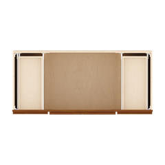 J&K Mocha Glazed K10 Vanity Sink Combo 48" W x 33" H x 21" D