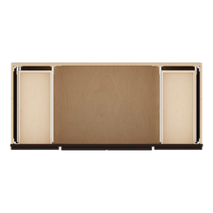 J&K Espresso K8 Vanity Sink Combo 48" W x 33" H x 21" D