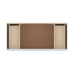 J&K White Shaker S8 Vanity Sink Combo 48" W x 33" H x 21" D
