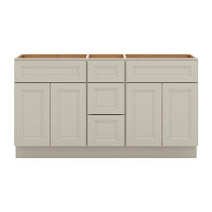 J&K Pebble B6 Vanity Sink Combo 60" W x 33" H x 21" D