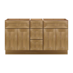 J&K Butterscotch B8 Vanity Sink Combo 60" W x 33" H x 21" D