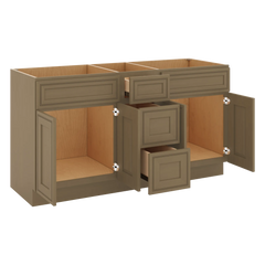 J&K Hazel H8 Vanity Sink Combo 60" W x 33" H x 21" D