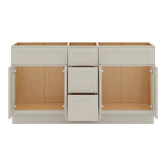 J&K Pebble B6 Vanity Sink Combo 60" W x 33" H x 21" D