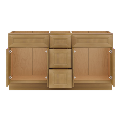 J&K Butterscotch B8 Vanity Sink Combo 60" W x 33" H x 21" D