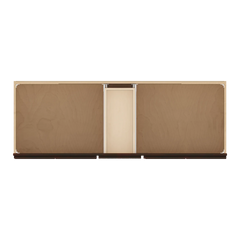 J&K Java Coffee S1 Vanity Sink Combo 60" W x 33" H x 21" D