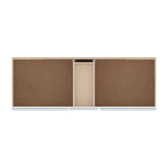 J&K White Shaker S8 Vanity Sink Combo 60" W x 33" H x 21" D