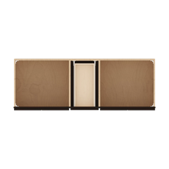 J&K Espresso K8 Vanity Sink Combo 60" W x 33" H x 21" D