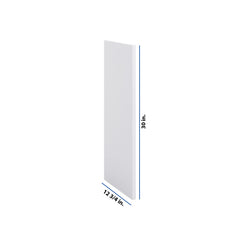 Modernform Cabinet Matte White 3/4" W X 30" H X 12 3/4" D Wall End Panel