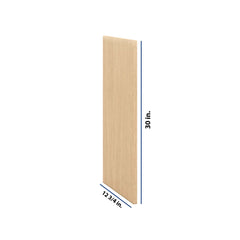 Modernform Cabinet Natural Oak 3/4" W X 30" H X 12 3/4" D Wall End Panel