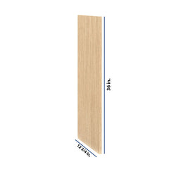 Modernform Cabinet Natural Oak 3/4" W X 36" H X 12 3/4" D Wall End Panel