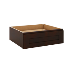 J&K Java Coffee S1 24" W x 7-1/2" H or 8-1/2" H Knee Drawer