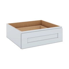 J&K White Shaker S8 24" W x 7-1/2" H or 8-1/2" H Knee Drawer
