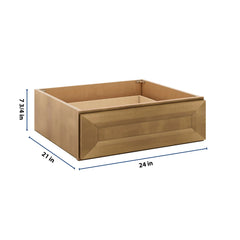 J&K Butterscotch B8 24" W x 7-1/2" H or 8-1/2" H Knee Drawer