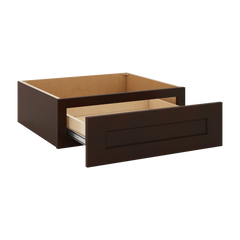 J&K Java Coffee S1 24" W x 7-1/2" H or 8-1/2" H Knee Drawer