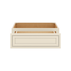 J&K Pearl Glazed H9 24" W x 7-1/2" H or 8-1/2" H Knee Drawer