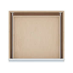 J&K White Shaker S8 24" W x 7-1/2" H or 8-1/2" H Knee Drawer