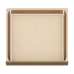 J&K Hazel H8 24" W x 7-1/2" H or 8-1/2" H Knee Drawer