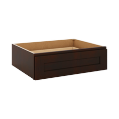 J&K Java Coffee S1 27" W x 7-1/2" H or 8-1/2" H Knee Drawer
