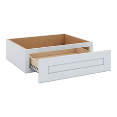 J&K White Shaker S8 27" W x 7-1/2" H or 8-1/2" H Knee Drawer