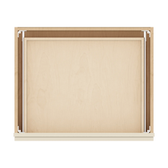 J&K Pearl Glazed H9 27" W x 7-1/2" H or 8-1/2" H Knee Drawer