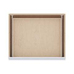 J&K White Shaker S8 27" W x 7-1/2" H or 8-1/2" H Knee Drawer