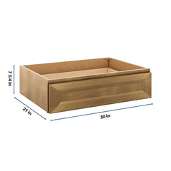 J&K Butterscotch B8 30" W x 7-1/2" H or 8-1/2" H Knee Drawer