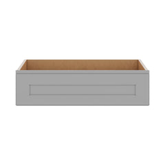 J&K Castle Grey S5 30" W x 7-1/2" H or 8-1/2" H Knee Drawer