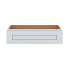 J&K White Shaker S8 30" W x 7-1/2" H or 8-1/2" H Knee Drawer