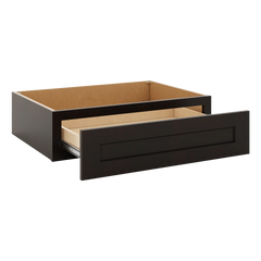 J&K Java Coffee S1 30" W x 7-1/2" H or 8-1/2" H Knee Drawer