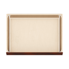 J&K Mahogany J5 30" W x 7-1/2" H or 8-1/2" H Knee Drawer