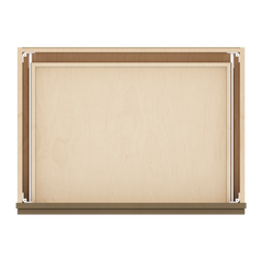 J&K Hazel H8 30" W x 7-1/2" H or 8-1/2" H Knee Drawer