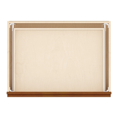 J&K Mocha Glazed K10 30" W x 7-1/2" H or 8-1/2" H Knee Drawer