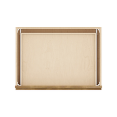 J&K Butterscotch B8 30" W x 7-1/2" H or 8-1/2" H Knee Drawer