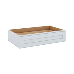 J&K White Shaker S8 36" W x 7-1/2" H or 8-1/2" H Knee Drawer