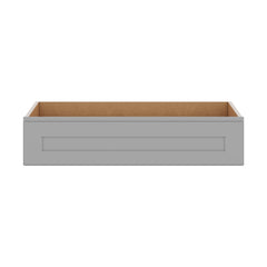 J&K Castle Grey S5 36" W x 7-1/2" H or 8-1/2" H Knee Drawer
