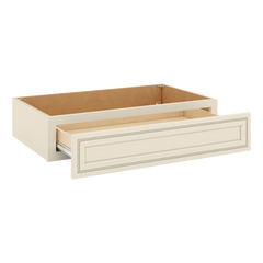 J&K Pearl Glazed H9 36" W x 7-1/2" H or 8-1/2" H Knee Drawer