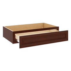 J&K Mahogany J5 36" W x 7-1/2" H or 8-1/2" H Knee Drawer
