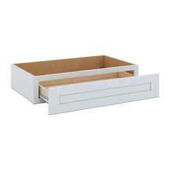 J&K White Shaker S8 36" W x 7-1/2" H or 8-1/2" H Knee Drawer