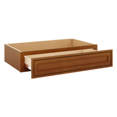 J&K Mocha Glazed K10 36" W x 7-1/2" H or 8-1/2" H Knee Drawer