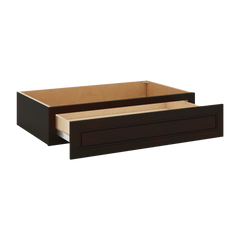J&K Espresso K8 36" W x 7-1/2" H or 8-1/2" H Knee Drawer