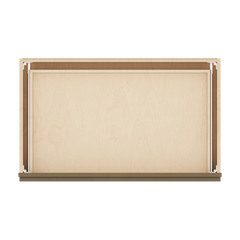 J&K Hazel H8 36" W x 7-1/2" H or 8-1/2" H Knee Drawer